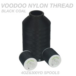 VOODOO BLACK COAL NYLON THREAD