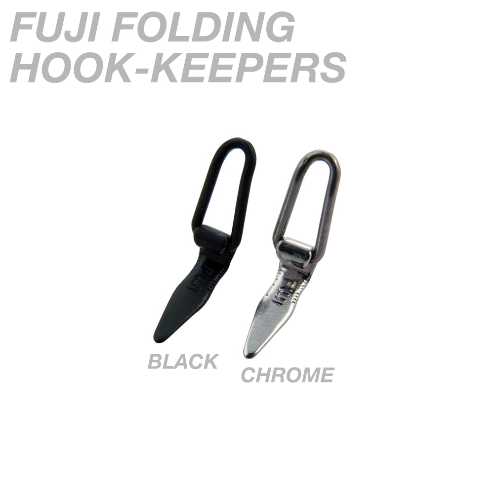Hook-Keepers: Fuji Large Folding Hook Keepers.