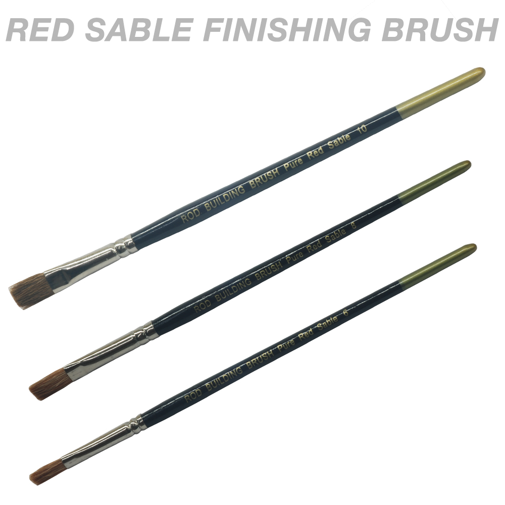 Coating Accessories: Red Sable Finishing Brushes