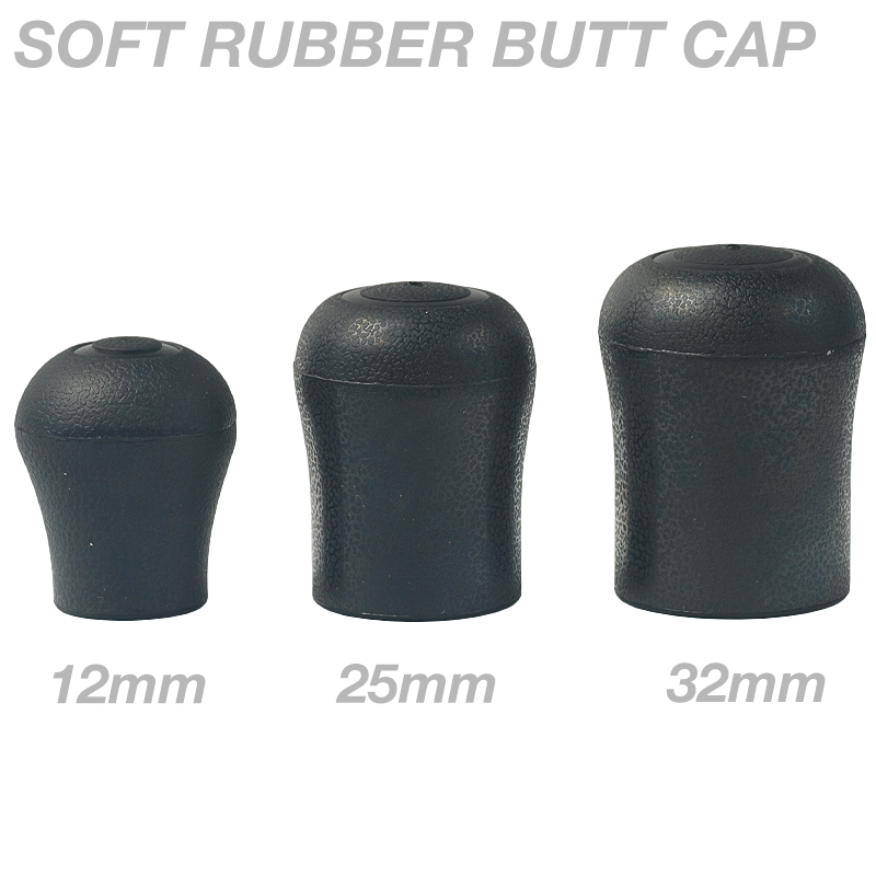 Butt Caps: Soft Rubber Butt Cap