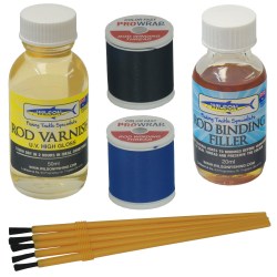 Thread Finishes: Fishing Rod Repair Kit OzCoat & Blue Thread