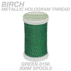 Birch-Metallic-Hologram-Green-300M-8156-Thread1