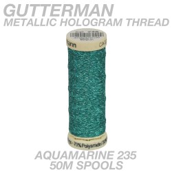 Gutterman-Metallic-Hologram-Aquamarine-50M-235-Thread3